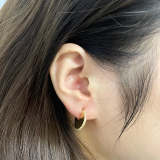 Solid Shell Stud Earrings