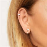 Trendy Zircon Piercing Earring