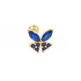 Crystal Butterfly Piercing Earring