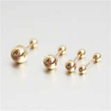 Round Head Barbell Earring