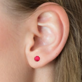 Classic Gemstone Stud Earring