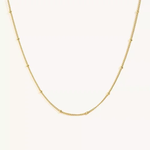 14k Solid Gold Farandole Necklace
