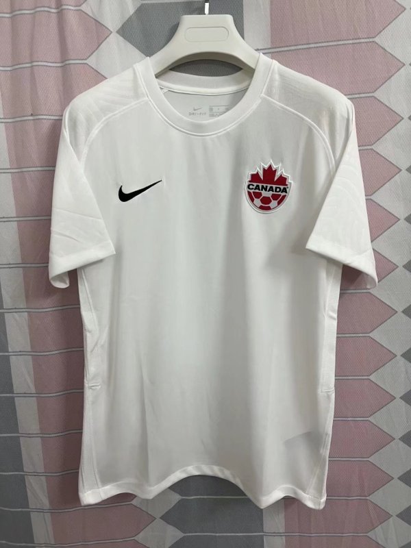 2021 Canada white football shirt S-2XL