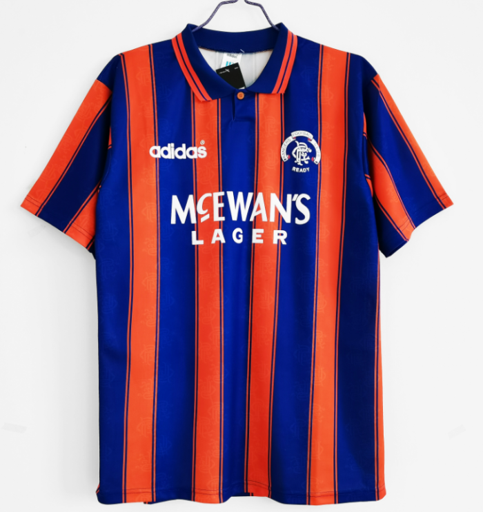 Glasgow Rangers Soccer Jersey Away Retro Replica 1993/94
