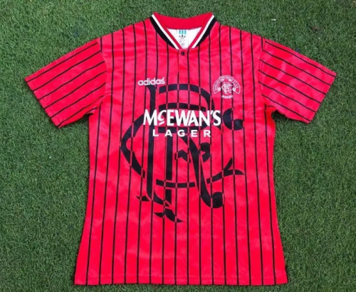 Glasgow Rangers 94-95 away red retro