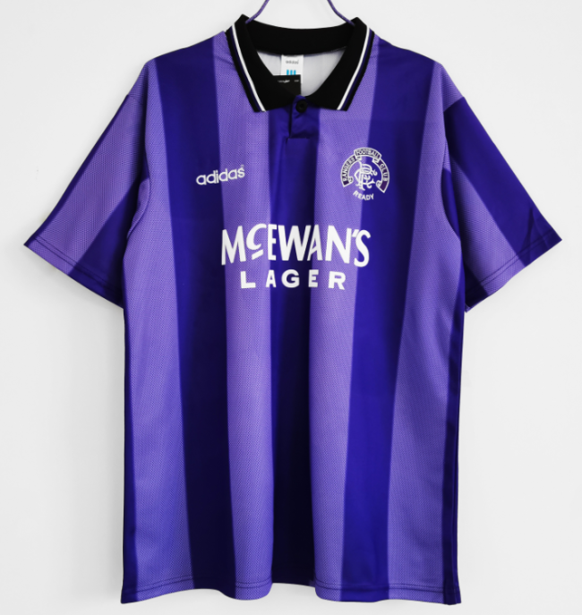 Glasgow Rangers 94-95 third purple retro