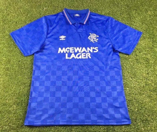 Glasgow Rangers 87-90 home retro
