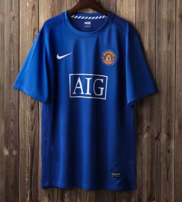 Manchester united 07-08 blue retro