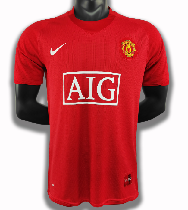 Manchester united 07-08 home retro