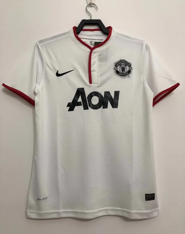 Manchester united 13-14 white retro