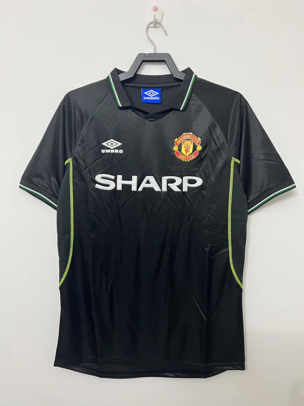 Manchester united 98-99 black retro