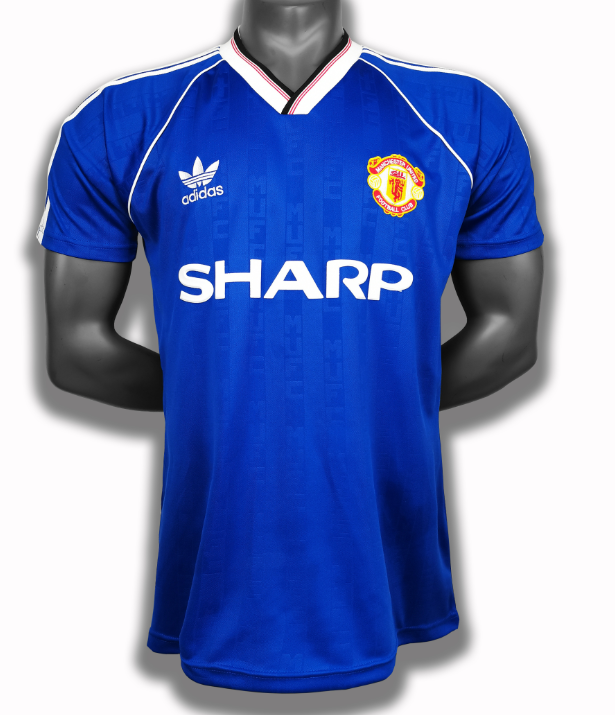 Manchester united 88 blue retro