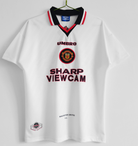 Manchester united 96-97 white retro