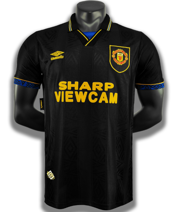 Manchester united 93-94 black retro