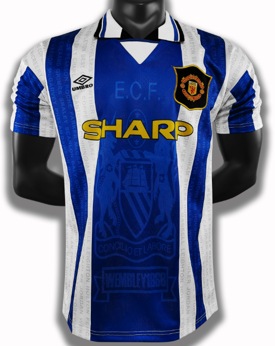 Manchester united 94-96 blue retro