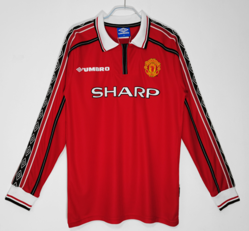 Manchester united 98-99 home long sleeve retro