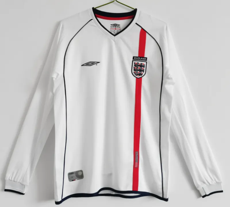 England 01-03 home long sleeve retro