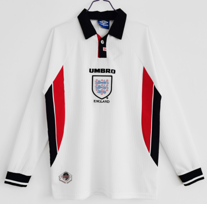 England 1998 home long sleeve retro