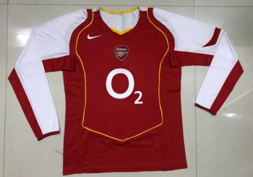 Arsenal 2004-2005 home long sleeve retro