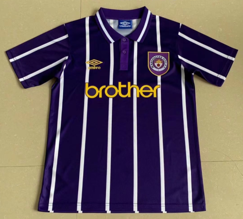 Manchester city 1993 away navy retro