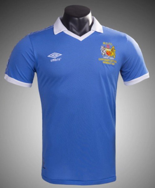 Manchester city 1981-1982 home retro