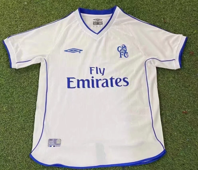 Chelsea 2001-2003 away white retro