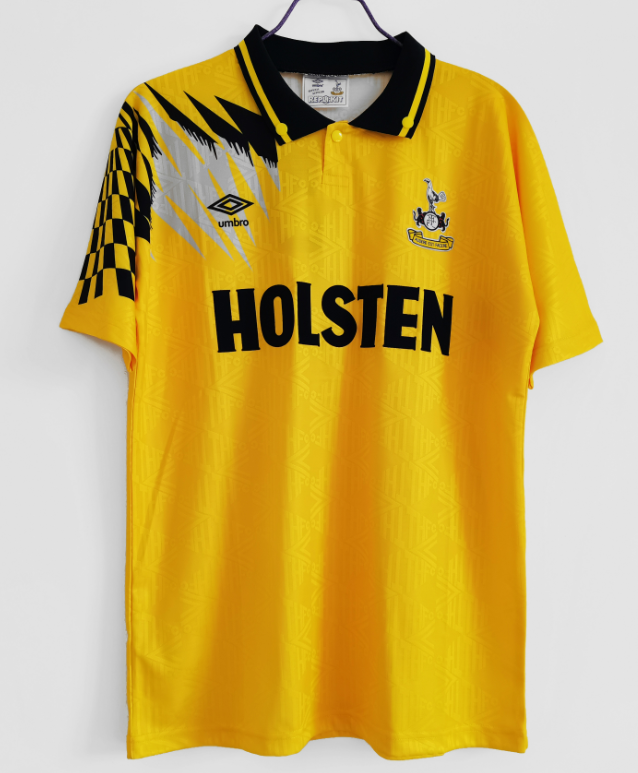 Tottenham Hotspur 1992-1994 away yellow retro