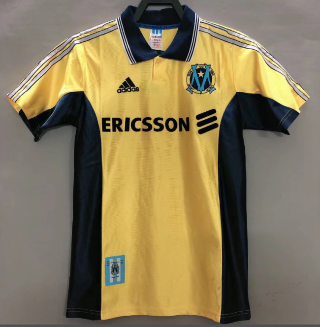Marseille 1998-1999 yellow retro