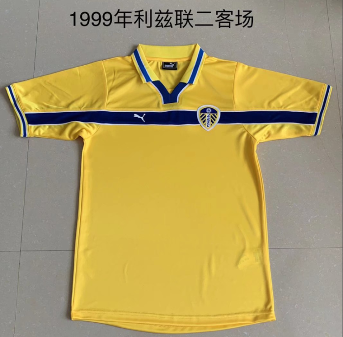 Leeds United 1999 third yellow  retro