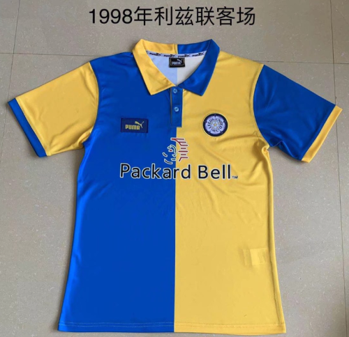 Leeds United 1998 away yellow blue retro