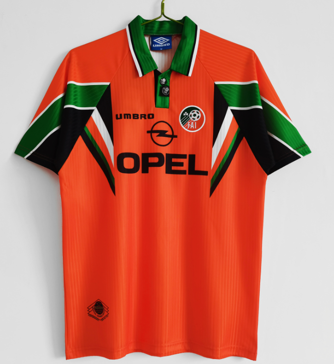 Republic of Ireland 1997-1998 away orange retro