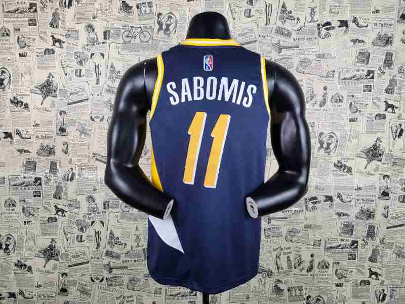 Indiana Pacers 75th navy SABOMIS 11