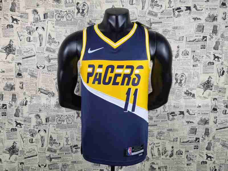 Indiana Pacers 75th navy SABOMIS 11