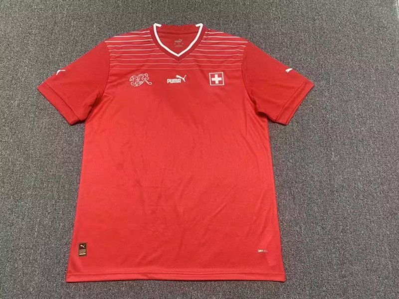 Switzerland home red 2022 world cup