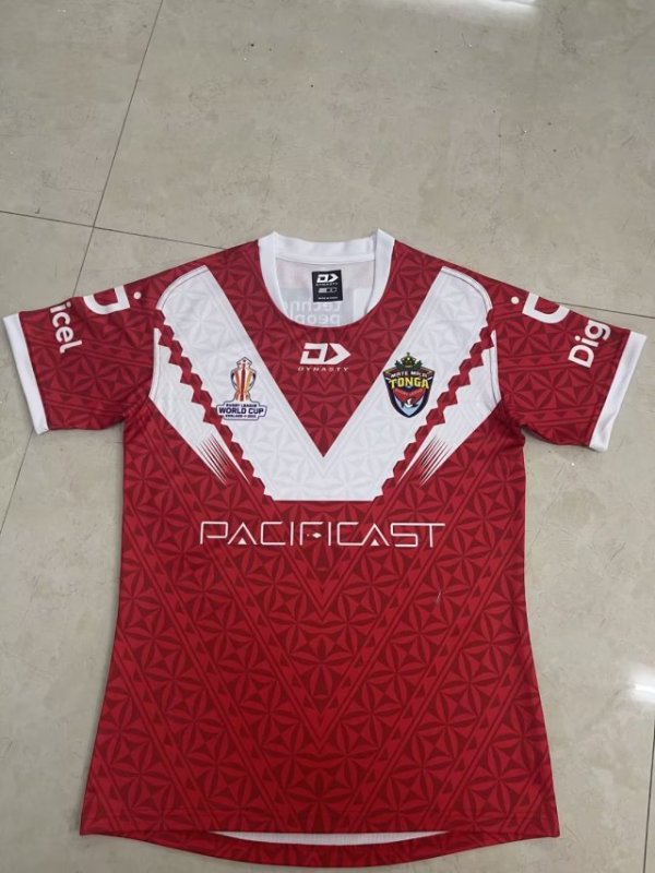 Tonga home red 2022 rugby league world cup