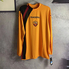 Roma 2005-2006 home long sleeve retro player version
