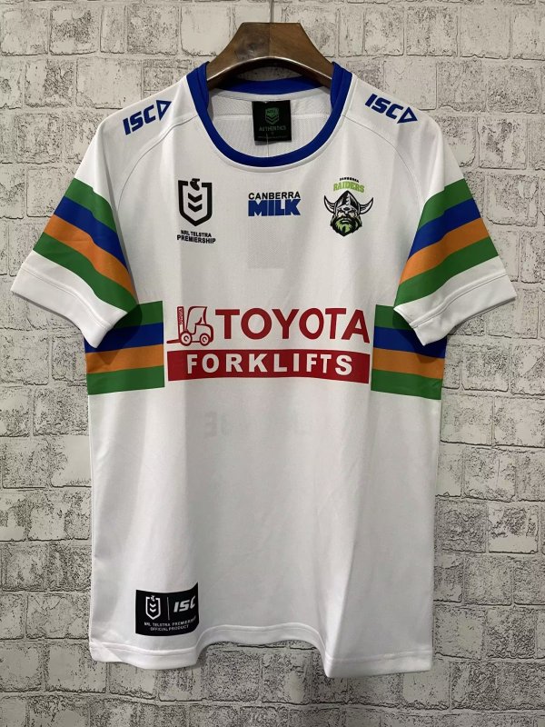 Raiders rugby white away 2023 S-5XL