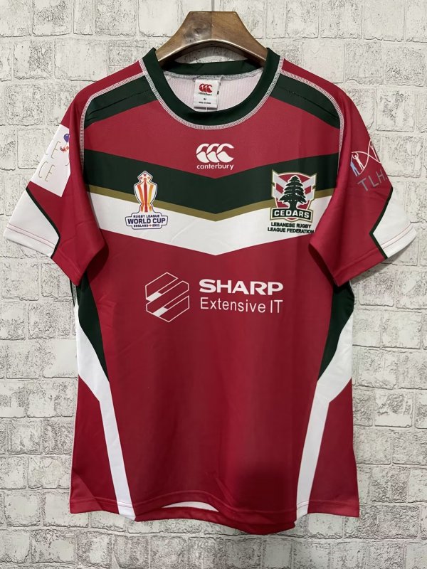 Lebanon rugby red 2022 S-5XL