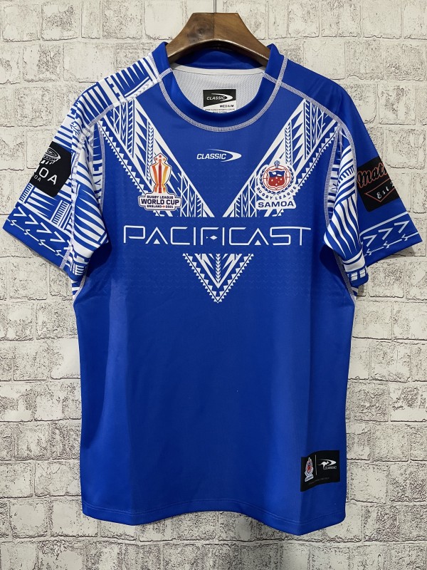 Samoa rugby 2022 blue S-5XL