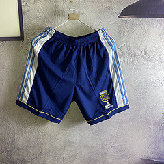 Argentina retro shorts 1998 away #wangxiaojia