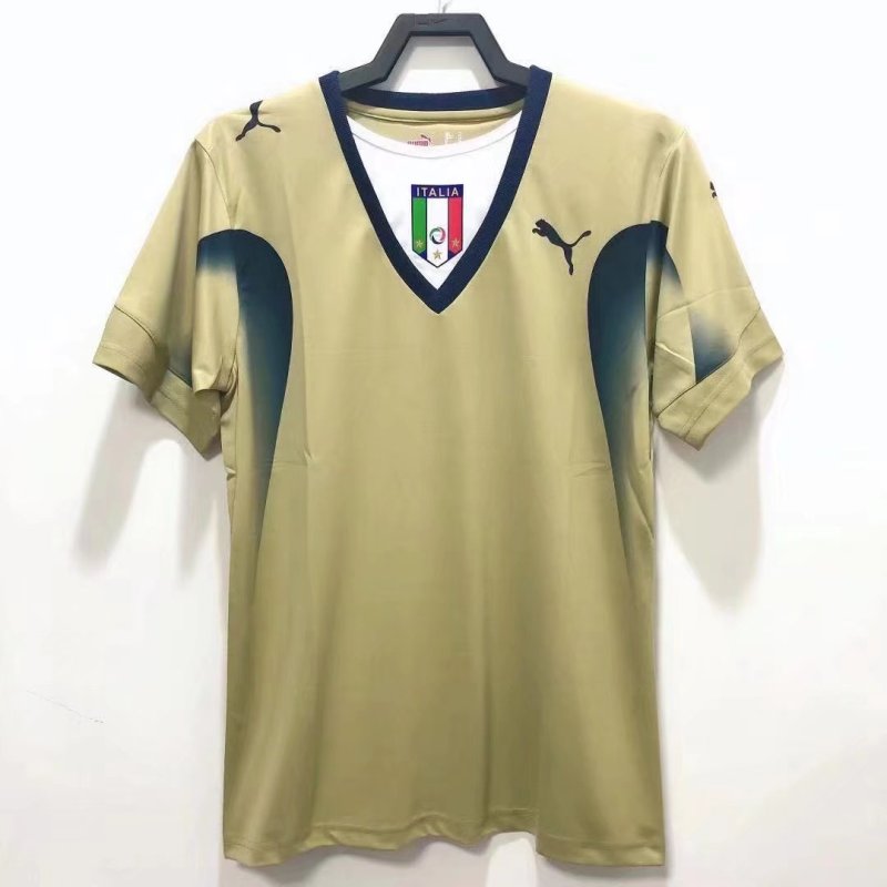 Italy retro 2006 goalkeeper gold #811#503