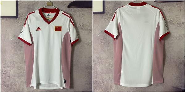 China retro 2002 white adult S-2XL FIFA World Cup South Korea Japan
