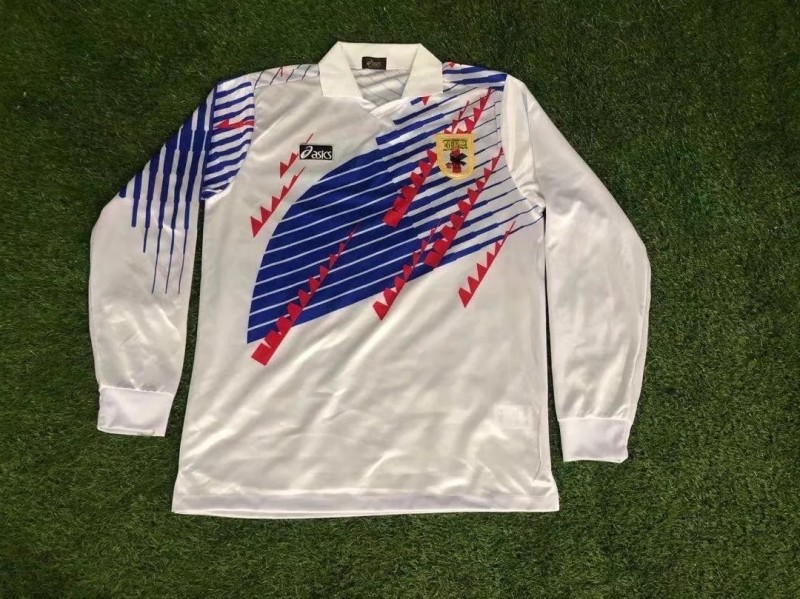 Japan retro 1995 away white long sleeve #503