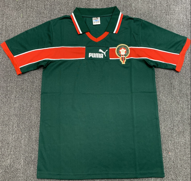 Morocco retro 1998 home green  #811