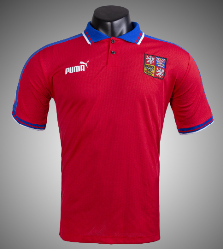 Czech Republic retro 1996 home red #bashen