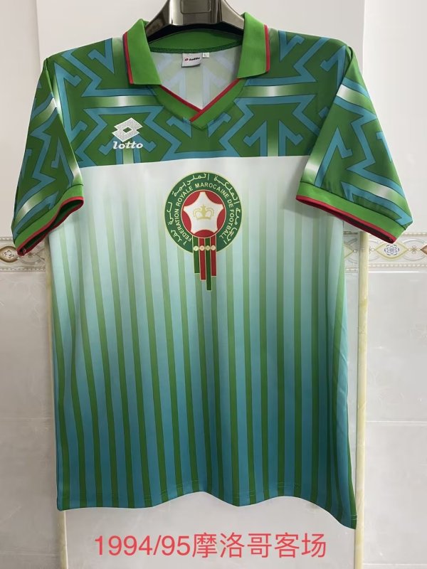 Morocco retro 1994-1995 away green #410