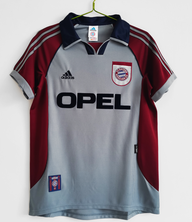 Bayern Munich retro 1998-1999 away grey #710