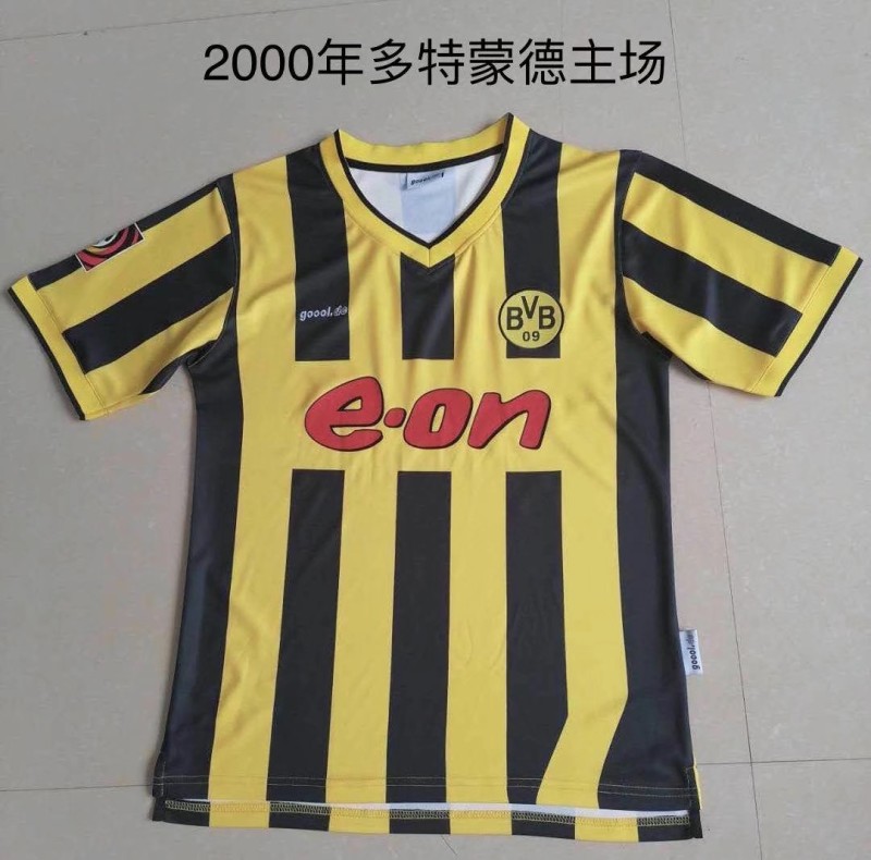 Borussia Dortmund retro 2000 home #dongguan