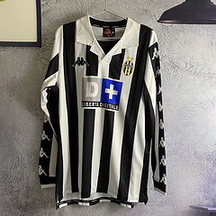 Juventus retro 1999-2000 home long sleeve #wangxiaojia