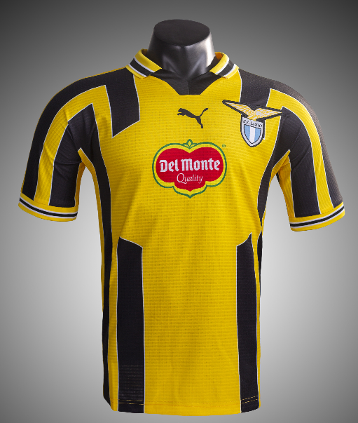 Lazio retro 1998-2000 third yellow #bashen